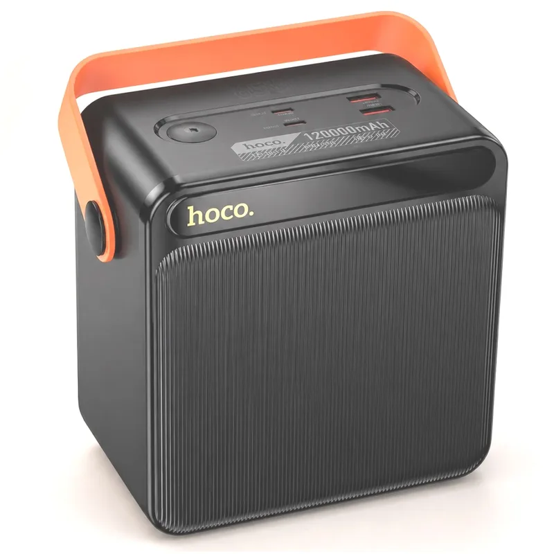 Батарея універсальна HOCO 120000mAh DB101A Zeus PD/65W, LED-lamp, Black (716185)