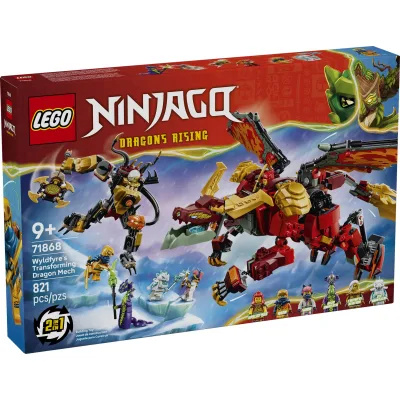 Конструктор LEGO NINJAGO Дракон-трансформер Вайлдфаєр (71868)