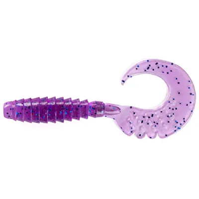 Силікон рибальський FishUP Fancy Grub 2.5" 015 - Violet/Blue (10шт/уп) (1862.00.59)
