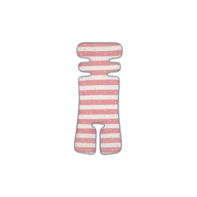 Набір текстилю для коляски FreeON підкладка для коляски та автокрісла pink - white (48723)