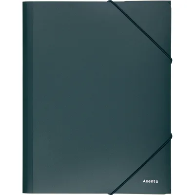 Папка на резинках Axent A4 500 мкм green (1508-05-A)