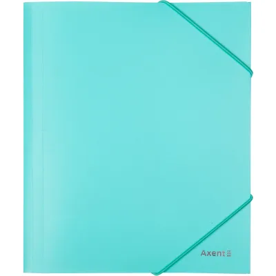 Папка на резинках Axent A5 410 мкм Pastelini mint (1514-18-A)
