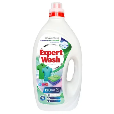Гель для прання Expert Wash Для кольорових речей Весняна свіжість 6 л (4820197122158)