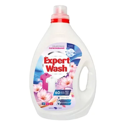 Гель для прання Expert Wash Парфумований Свіжість квітів 3 л (4820197122172)