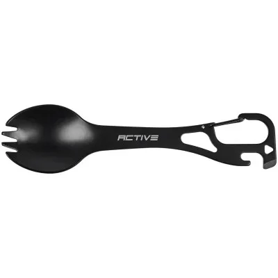 Ложка-виделка туристична Active Taller Black (GHKS001-H)