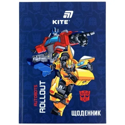 Щоденник шкільний Kite Transformers, тверда обкладинка (TF26-262)