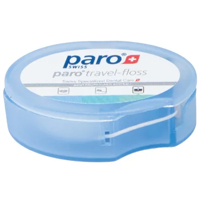 Зубна нитка Paro Swiss Travel-floss Дорожня Синя упаковка 5 м (7.1763/2)