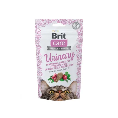 Ласощі для котів Brit Care Cat Snack Urinary з індичкою 50 г (8595602555758)