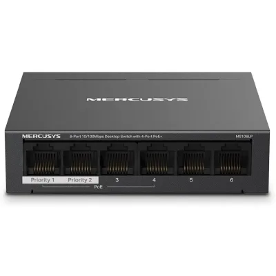 Комутатор мережевий Mercusys MS106LP