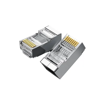 Конектор RJ45 cat.6 FTP 8P8C 100шт NW111 Shielded Crystal Head Modular Plugs Ugreen (50248)