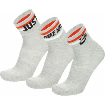 Шкарпетки Nike U NK NSW EVERYDAY ESSENTIAL AN 3PR DX5080-050 38-42 3 пари Сірі (196148786057)