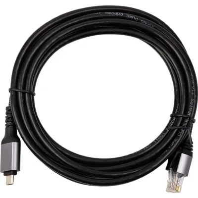 Дата кабель USB-C to RJ45 Ethernet 3.0m PowerPlant (CA914937)