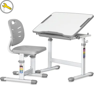 Парта зі стільцем Evo-kids Ergo Grey (Evo-05 Ergo G)