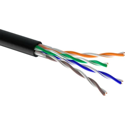Кабель мережевий OK-Net UTP 305м cat.5e зовнішній (U/UTP-cat.5Е) (КПП-ВП (100) 4*2*0,51)