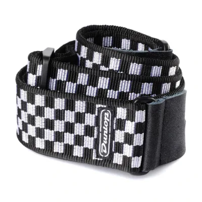Ремінь для гітари Jim Dunlop Classic Black / White Check Strap (D38-31BK)