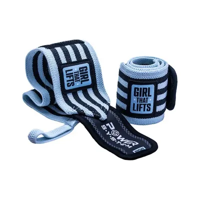 Бинт для спорту Power System PS-3510 Wrist Wraps GTL Blue (PS-3510BU-0)