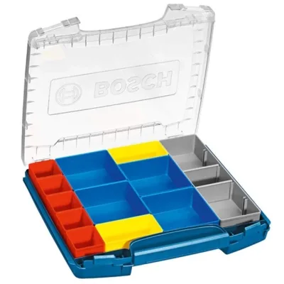 Ящик для інструментів Bosch Professional 14 відділень, регульовані перегородки, 357х316х72мм (1.600.A00.1S8)