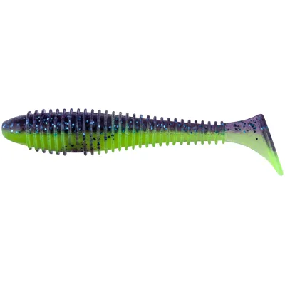 Силікон рибальський Keitech Swing Impact FAT 4.8" (5 шт/уп) кpal06 violet lime berry (1551.12.44)