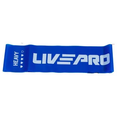 Еспандер LivePro Fitness Band Heavy LP8415-H блакитний Уні 200х15см (9,1кг) (6951376153682)