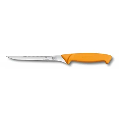 Кухонний ніж Victorinox Swibo, Filleting, помаранчевий, 16 см (5.8448.16)