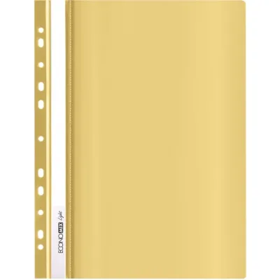 Папка-швидкозшивач Economix А4 Light з перфорації, жовта (E38504-05)