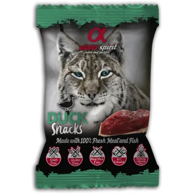 Ласощі для котів Alpha Spirit Duck Snacks 50 г (8436586310097)
