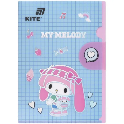 Папка - куточок Kite із клапаном A4 My Melody- 3 (HK25-248-3)