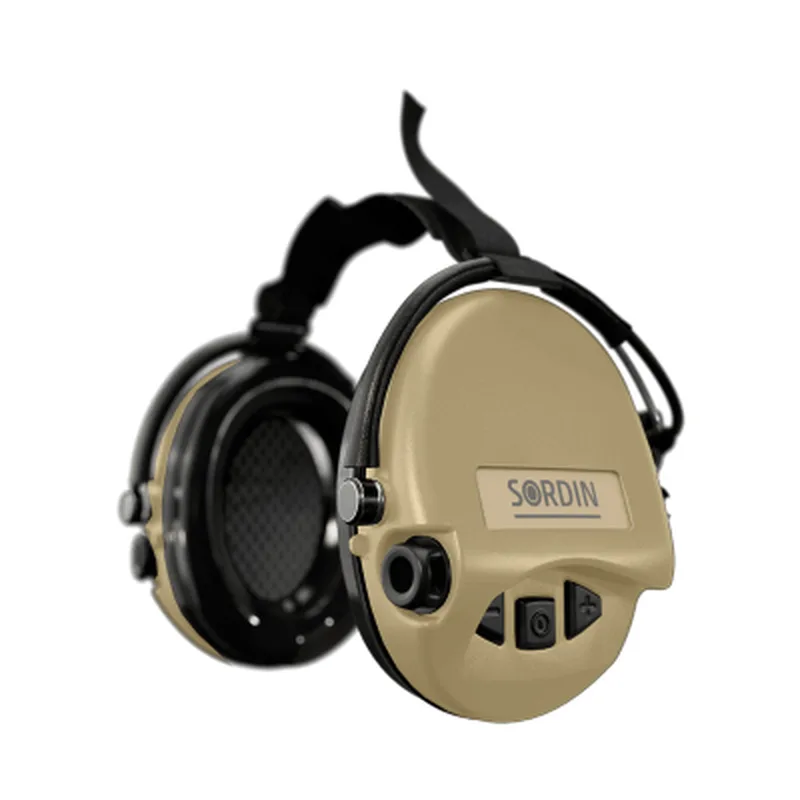 Тактичні навушники Sordin Supreme Mil AUX Neckband Sand (76308-05-S)