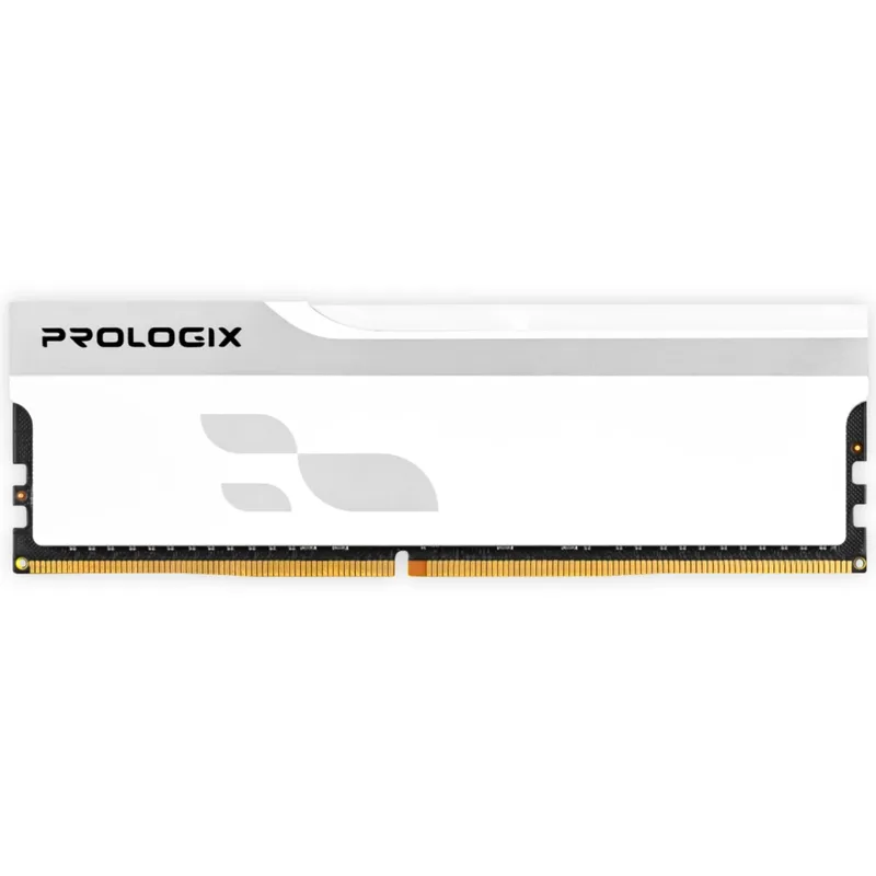 Модуль пам'яті для комп'ютера DDR5 16GB 5600 MHz Onyx White Prologix (PRO16GB5600YW5)