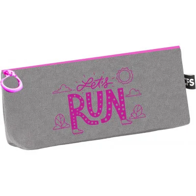 Пенал Cool For School 1 відділення Run сірий (CF85396-04)