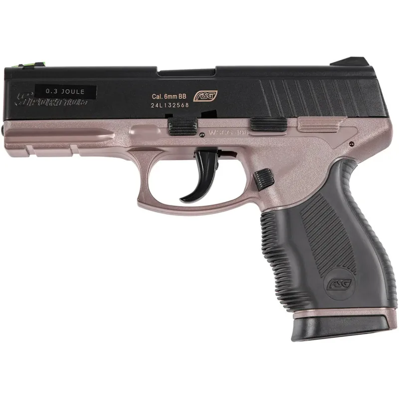 Страйкбольний пістолет ASG Sport 106 Spring Black/FDE (20122)