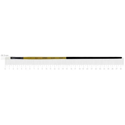 Пензлик для малювання Rosa Щетина овальна, AMBER 2306FR, №1 (4823098533474)