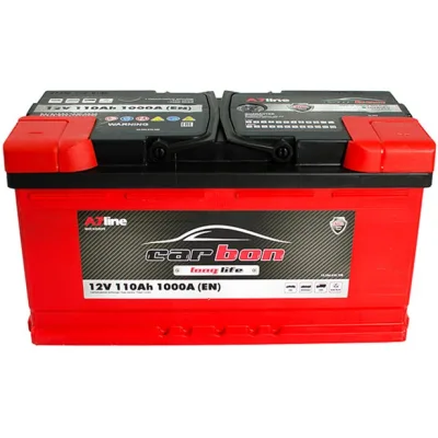 Акумулятор автомобільний CARBON 110 Ah/12V Euro (CRB110-00)
