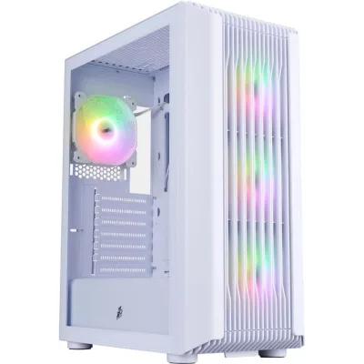 Корпус для ПК 1stPlayer H6-WH-4F7-W