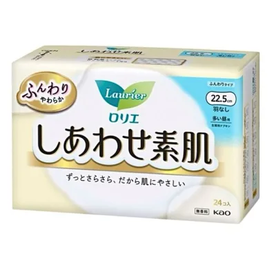 Гігієнічні прокладки Kao Laurier Happy Skin Heavy Day Use 24 шт (4901301378156)