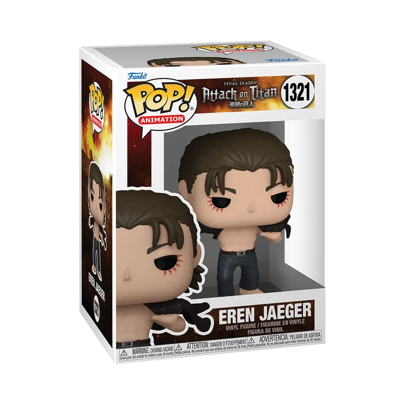 Фігурка для геймерів Funko Pop Ерен Йегер (67926)