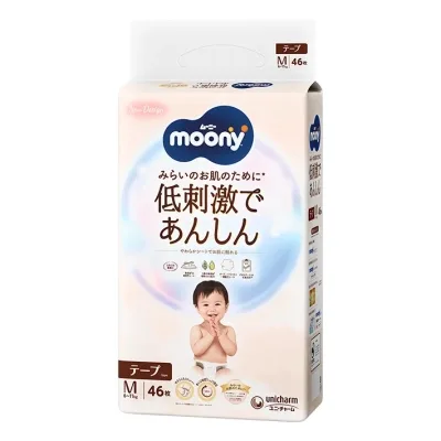Підгузки Moony Natural M 6-11 кг, 46 шт (4903111241439)