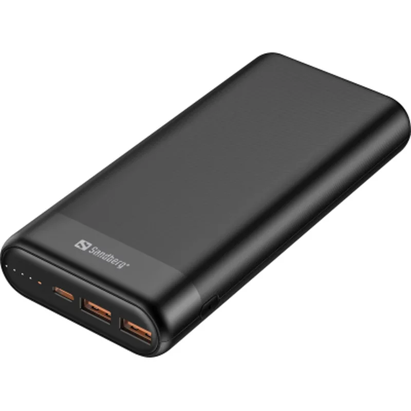 Батарея універсальна Sandberg 20000mAh, PD/65W, QC/3.0, Always-ON-Mode, +cable 100W (420-62)