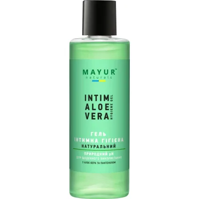 Гель для інтимної гігієни Mayur Intim Aloe Vera Hygiene Gel З алое вера та пантенолом 200 мл (4820230950175)