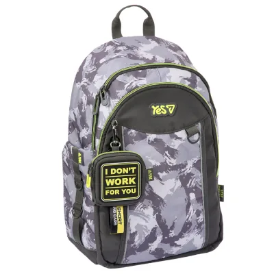 Рюкзак шкільний Yes Grey TS-60L (550405)
