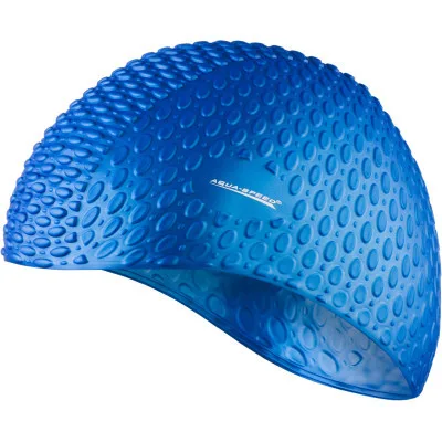 Шапка для плавання Aqua Speed Bubble 102-01 блакитний Уні OSFM (5908217635730)