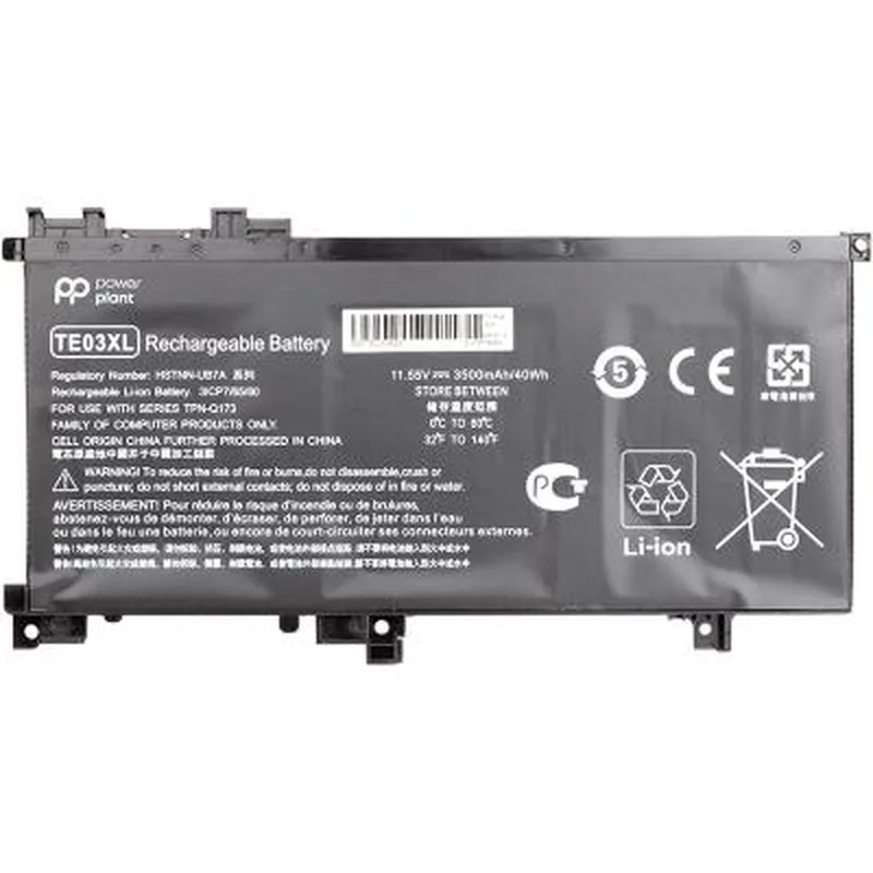 Акумулятор до ноутбука HP Omen 15 AX000 (HSTNN-UB7A, TE03) 11.55V 3500mAh PowerPlant (NB461455)