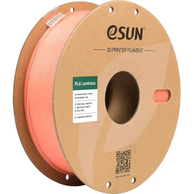 Пластик для 3D-принтера eSUN PLA- Luminous 1.75мм, 1кг, ORANGE (EPLA-LUMINOUS175LO1)