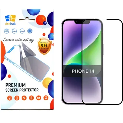 Скло захисне Drobak Matte Ceramics Anty Spy Apple iPhone 14 Pro Max (535331)