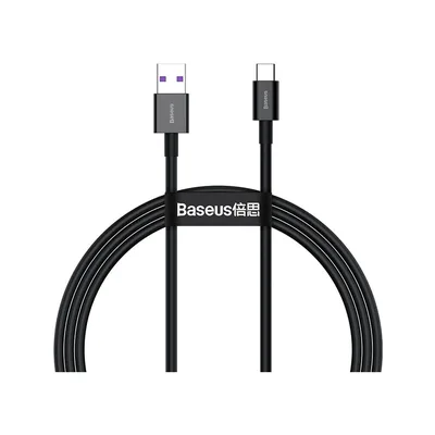 Дата кабель USB 2.0 AM to USB-C 2.0m 3A Black Baseus (CATYS-A01)