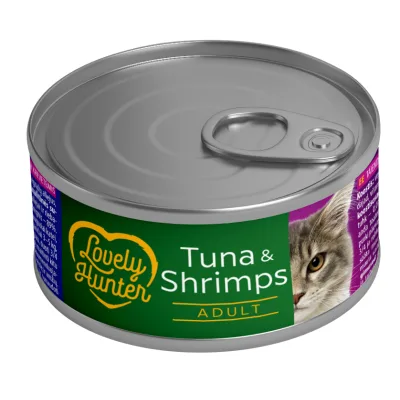 Консерви для котів Lovely Hunter Adult cats Tuna & Shrimp 85 г (LHU45468)