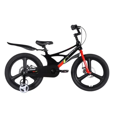 Велосипед Space 20" KID STAR DD рама-11" MG 2026 чорний з червоним (OPS-SK-20-045)