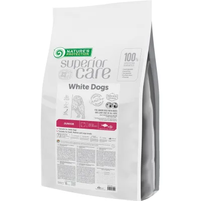 Сухий корм для собак Nature's Protection Superior Care White Dogs White Fish Junior All Sizes 10 кг (NPSC47595)