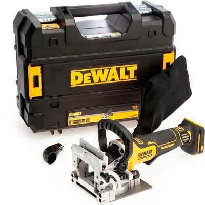 Фрезер DeWALT ламельний, XR Li-Ion 18 В, 8000 об/хв, фрези 102 мм, TSTAK (без АКБ та ЗП) (DCW682NT)