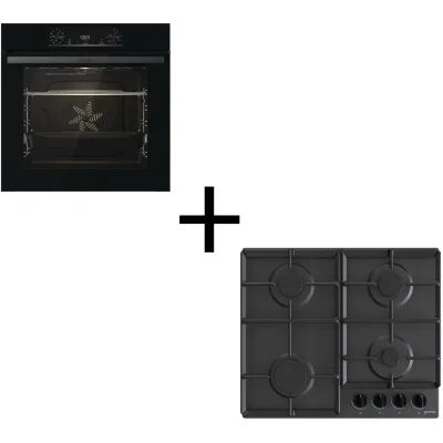 Комплект вбудованої техніки Gorenje BO6735E02BK + G641EB (SET_BO6735E02BK_G641EB)
